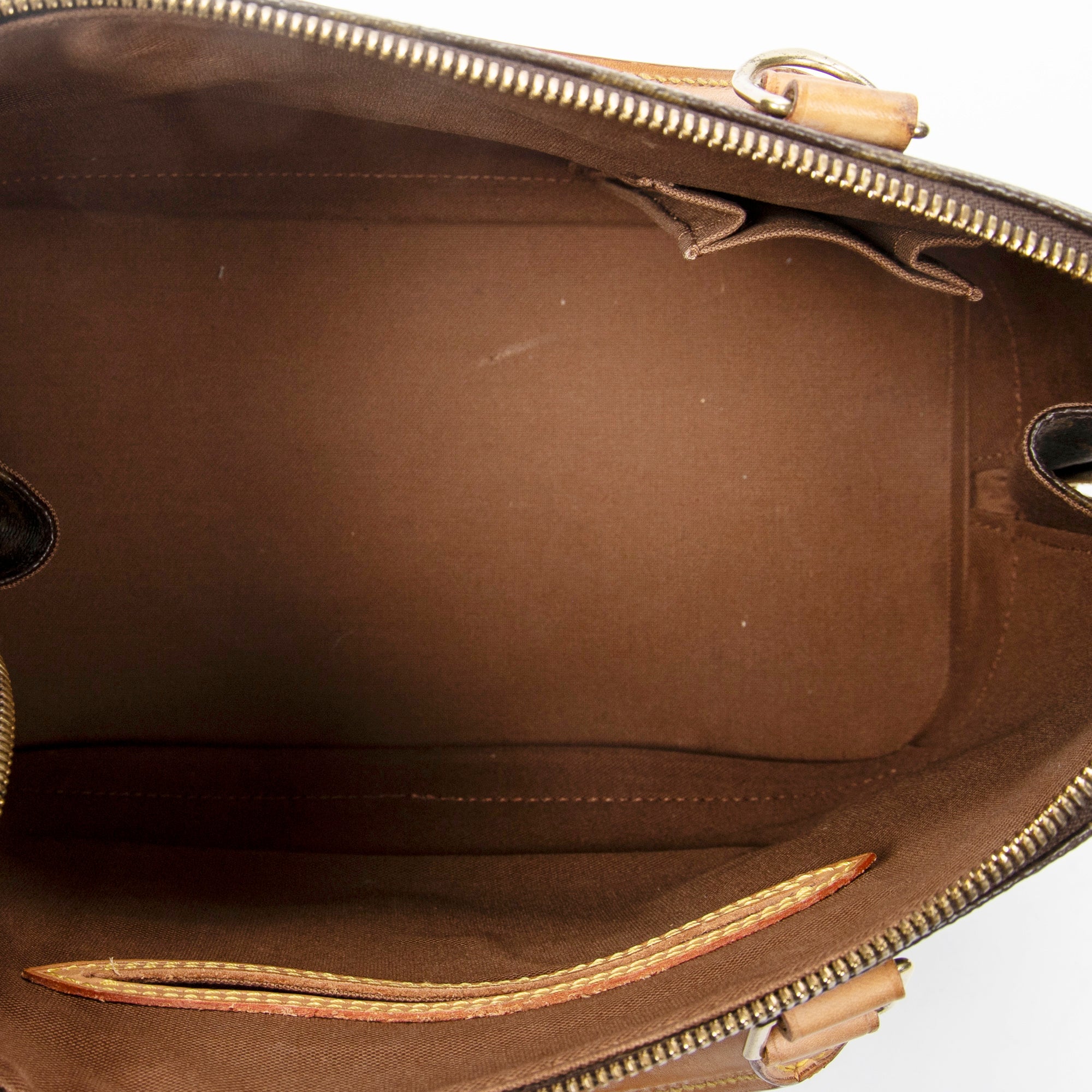Handbag Alma PM Brown Monogram Canvas