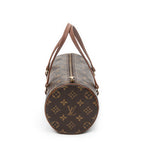 Handbag Papillon 26 Brown Monogram Canvas