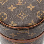 Handbag Papillon 26 Brown Monogram Canvas