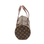 Handbag Papillon 30 Brown Monogram Canvas