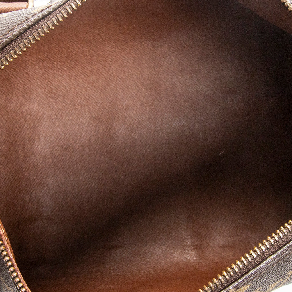 Handbag Papillon 30 Brown Monogram Canvas