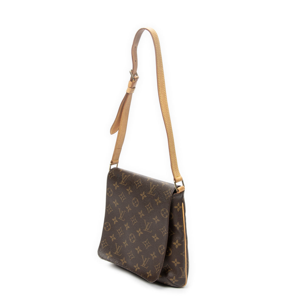 Shoulder Bag Musette Salsa Brown Monogram Canvas