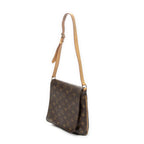 Shoulder Bag Musette Salsa Brown Monogram Canvas