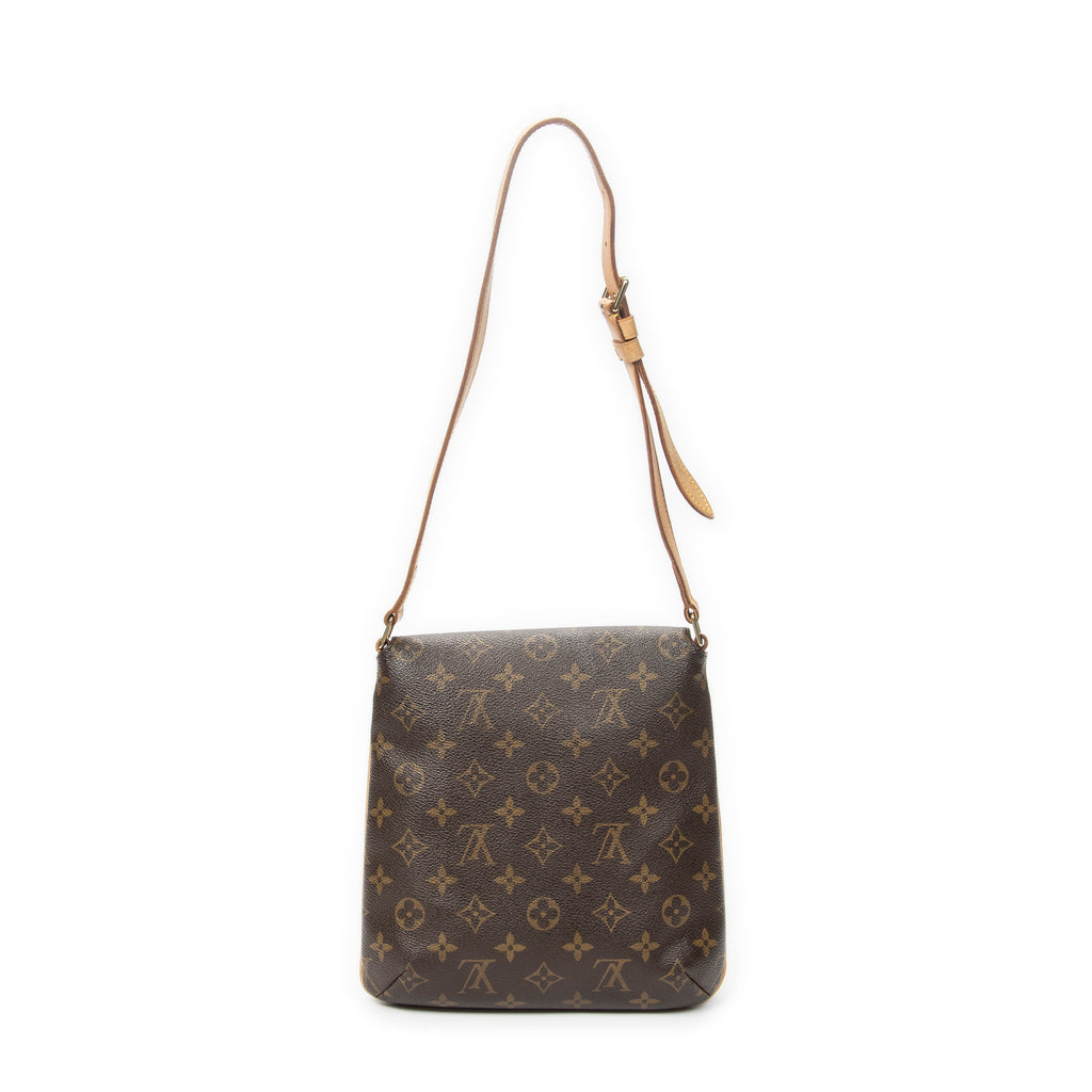 Shoulder Bag Musette Salsa Brown Monogram Canvas
