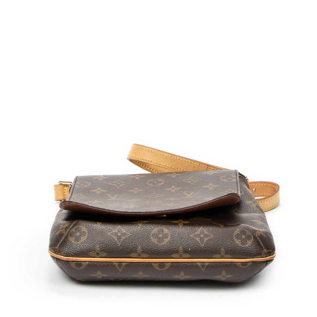 Shoulder Bag Musette Salsa Brown Monogram Canvas