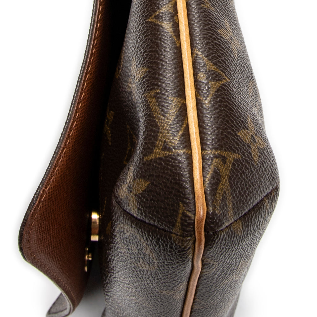 Shoulder Bag Musette Salsa Brown Monogram Canvas