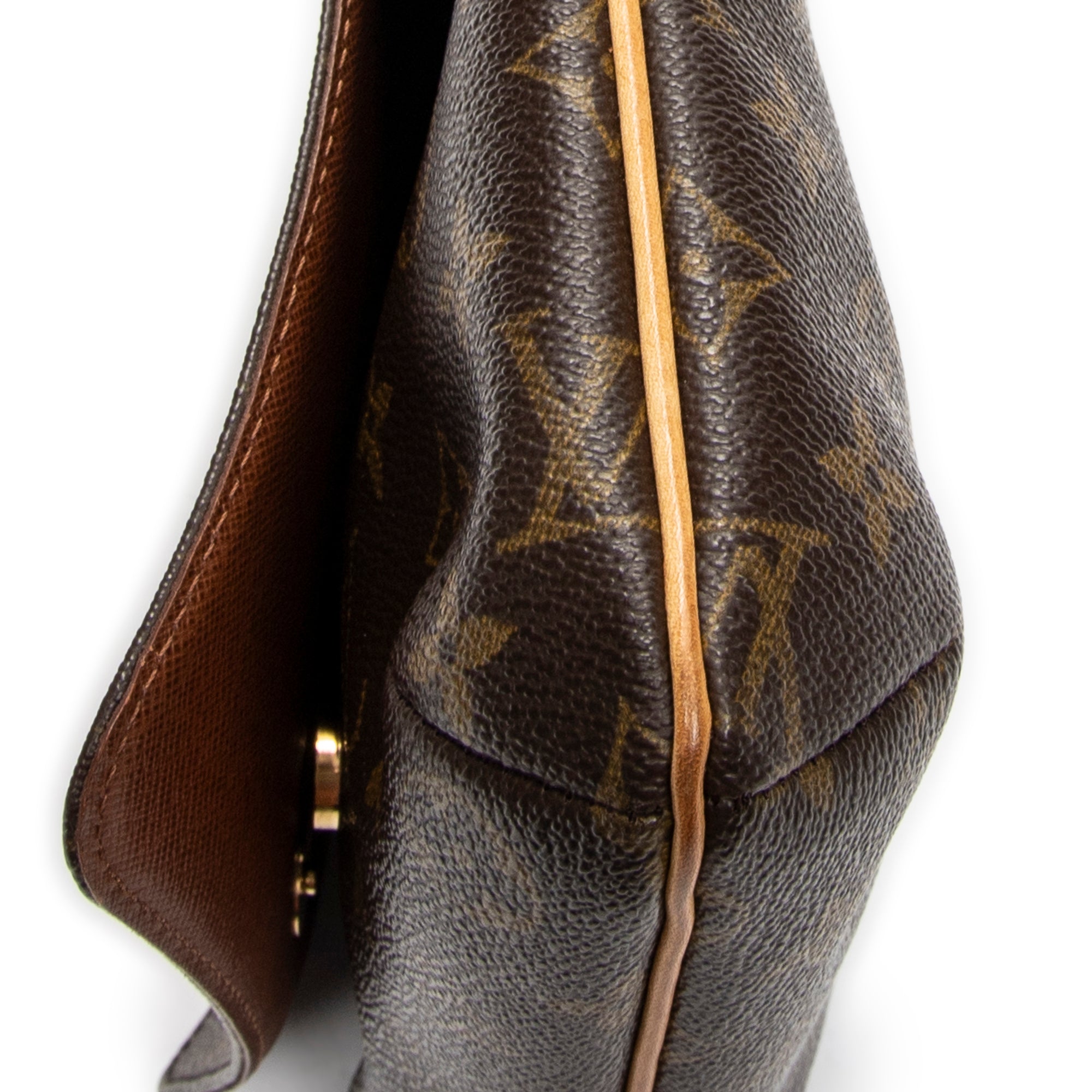 Shoulder Bag Musette Salsa Brown Monogram Canvas