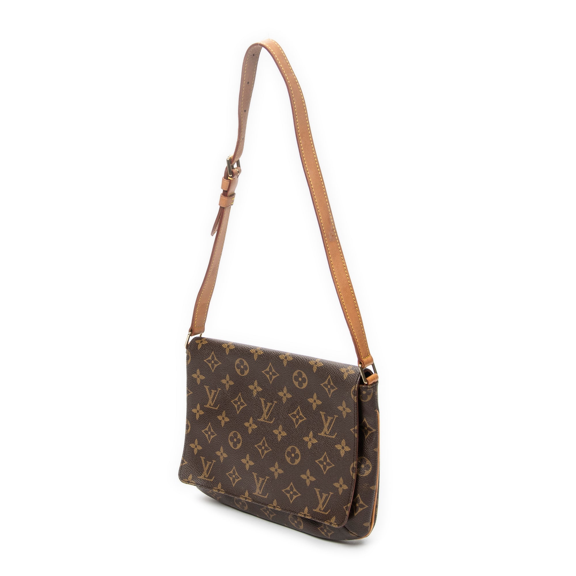 Shoulder Bag Musette Tango Brown Monogram Canvas