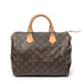 Handbag Speedy 30 Brown Monogram Canvas