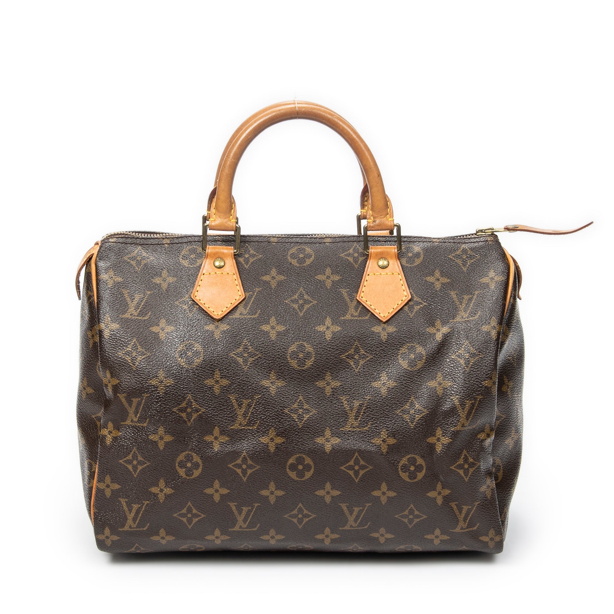 Handbag Speedy 30 Brown Monogram Canvas