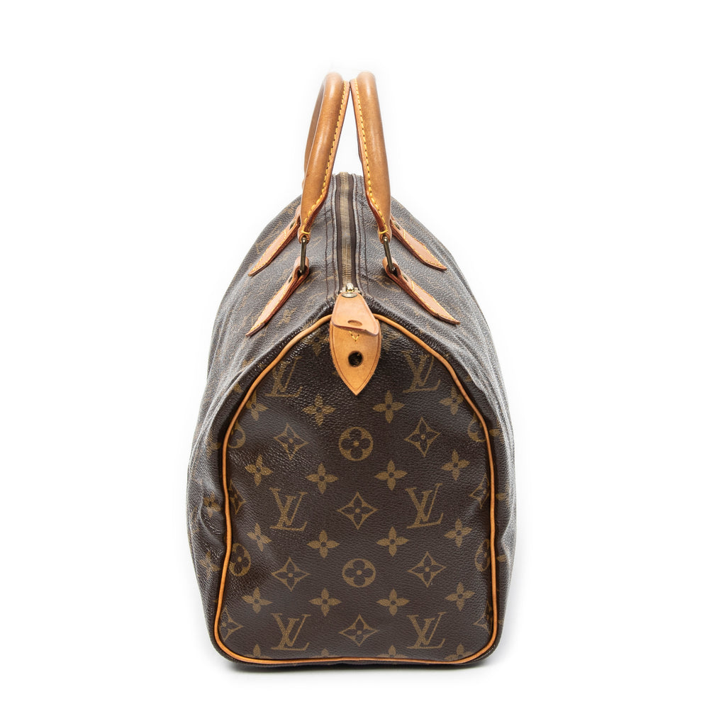 Handbag Speedy 30 Brown Monogram Canvas