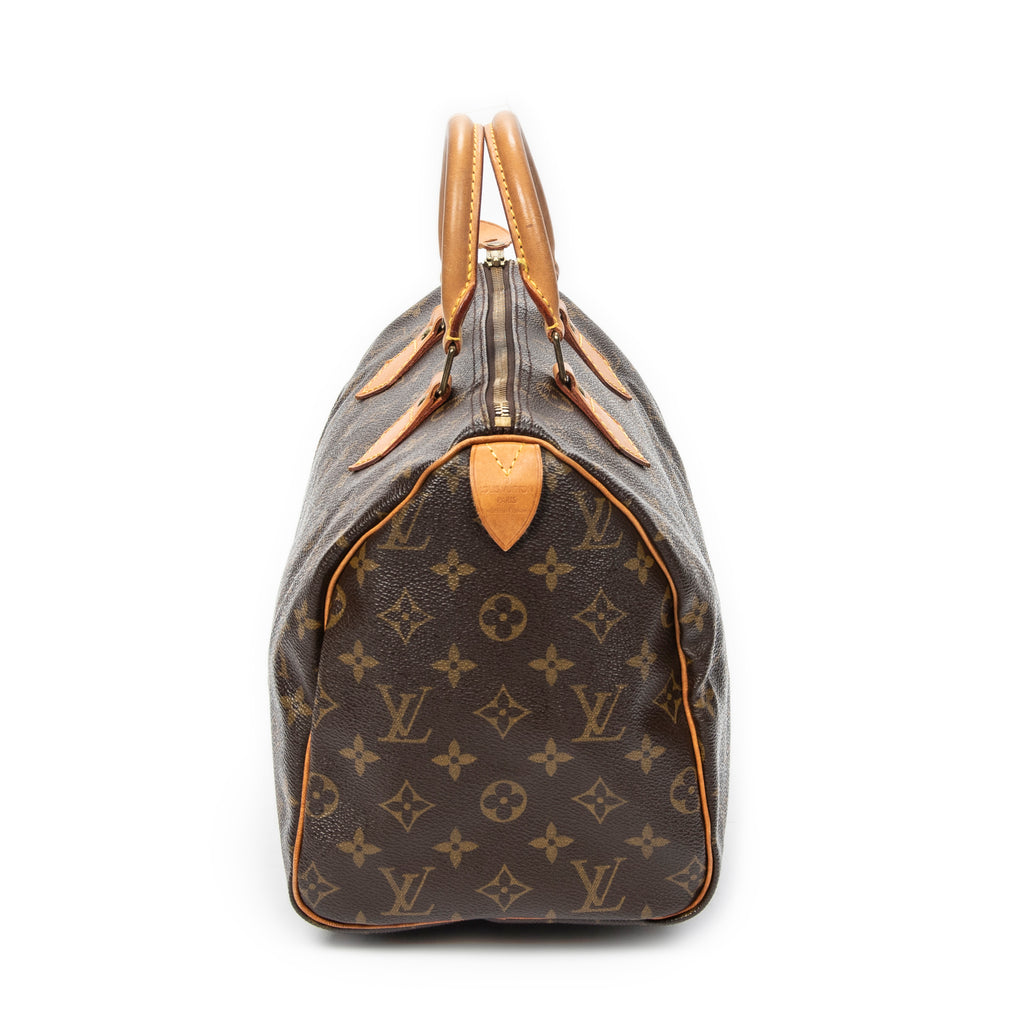 Handbag Speedy 30 Brown Monogram Canvas
