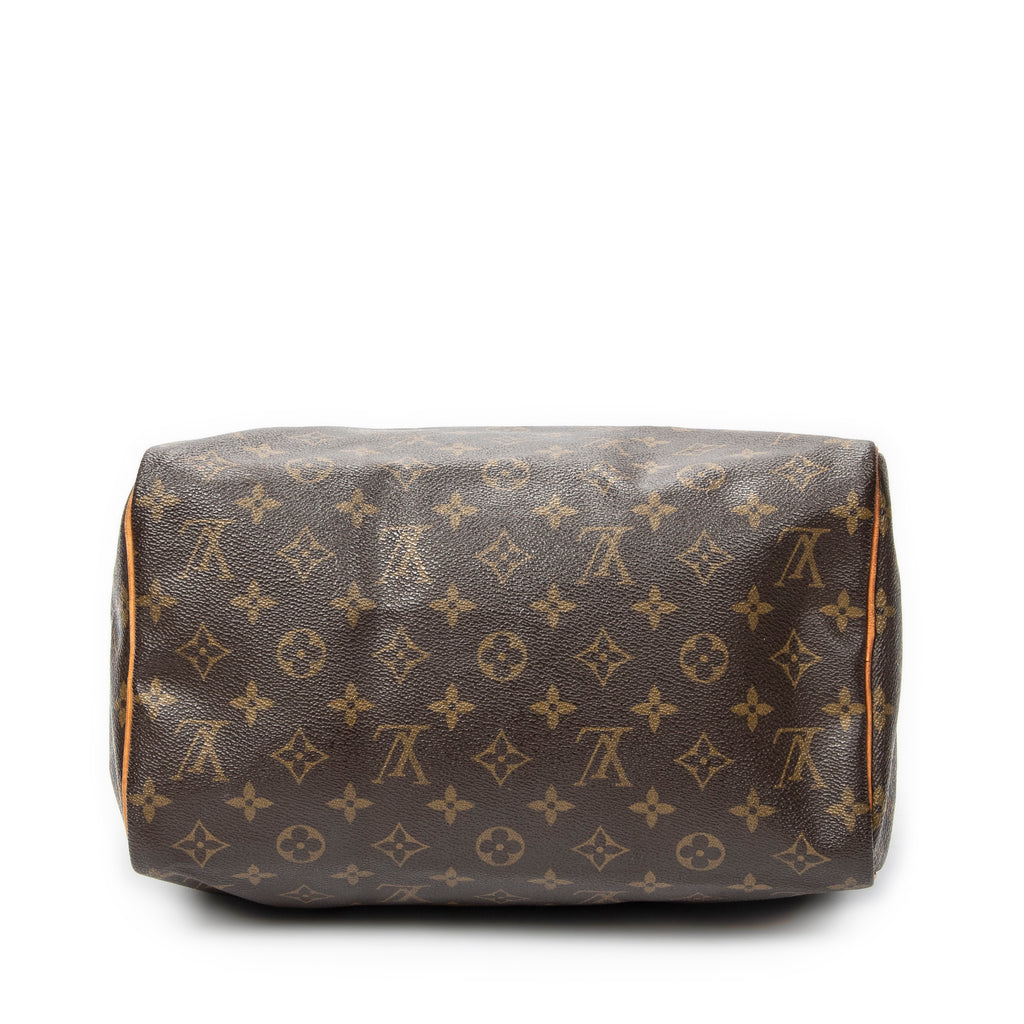 Handbag Speedy 30 Brown Monogram Canvas