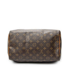 Handbag Speedy 30 Brown Monogram Canvas