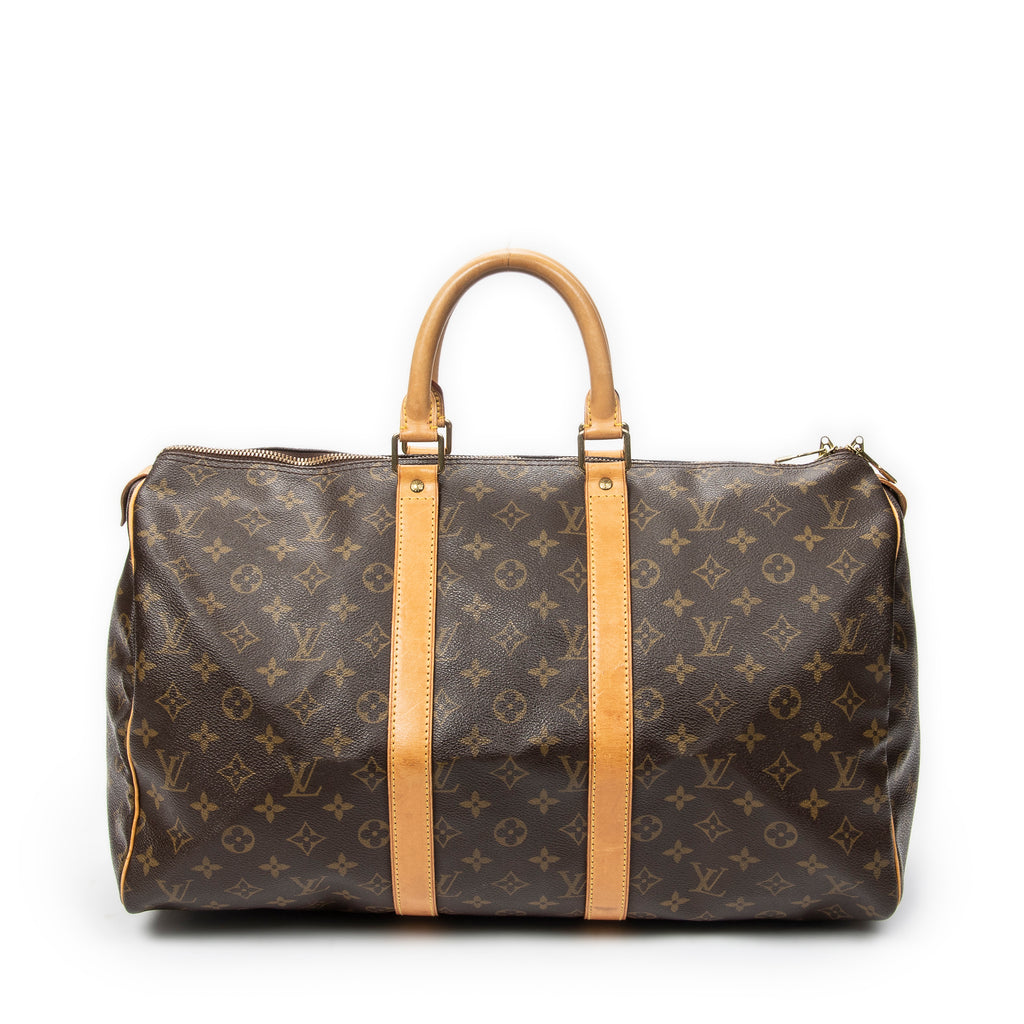 Travel Bag Keepall 45 Brown Monogram Canvas