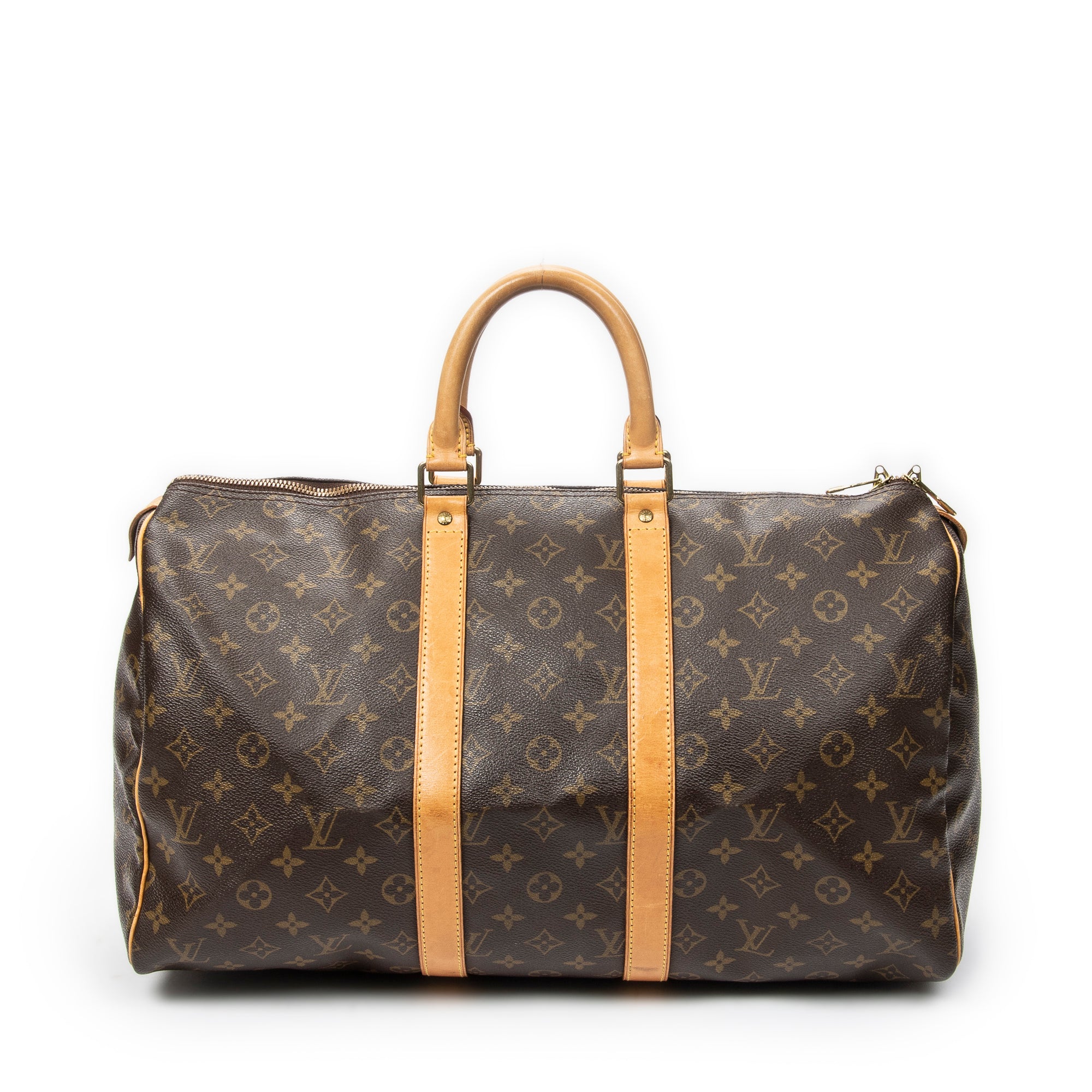 Travel Bag Keepall 45 Brown Monogram Canvas