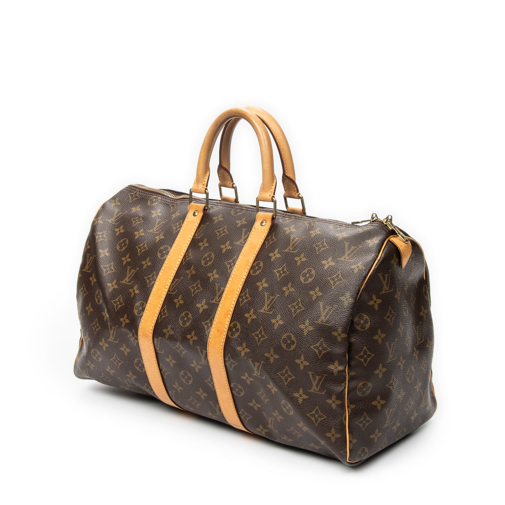 Travel Bag Keepall 45 Brown Monogram Canvas