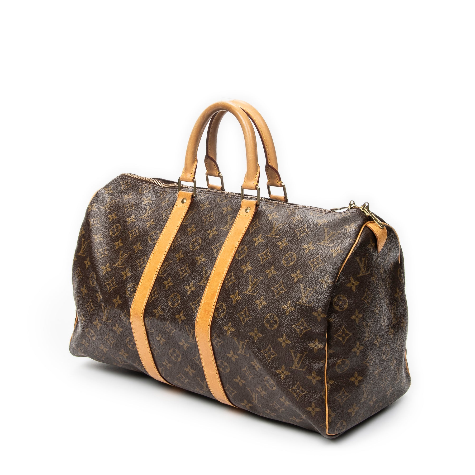 Travel Bag Keepall 45 Brown Monogram Canvas