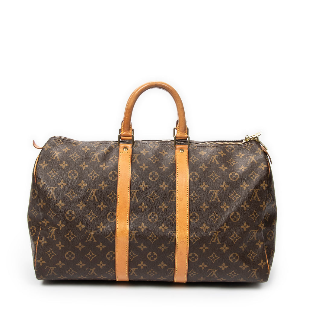 Travel Bag Keepall 45 Brown Monogram Canvas