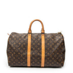 Travel Bag Keepall 45 Brown Monogram Canvas
