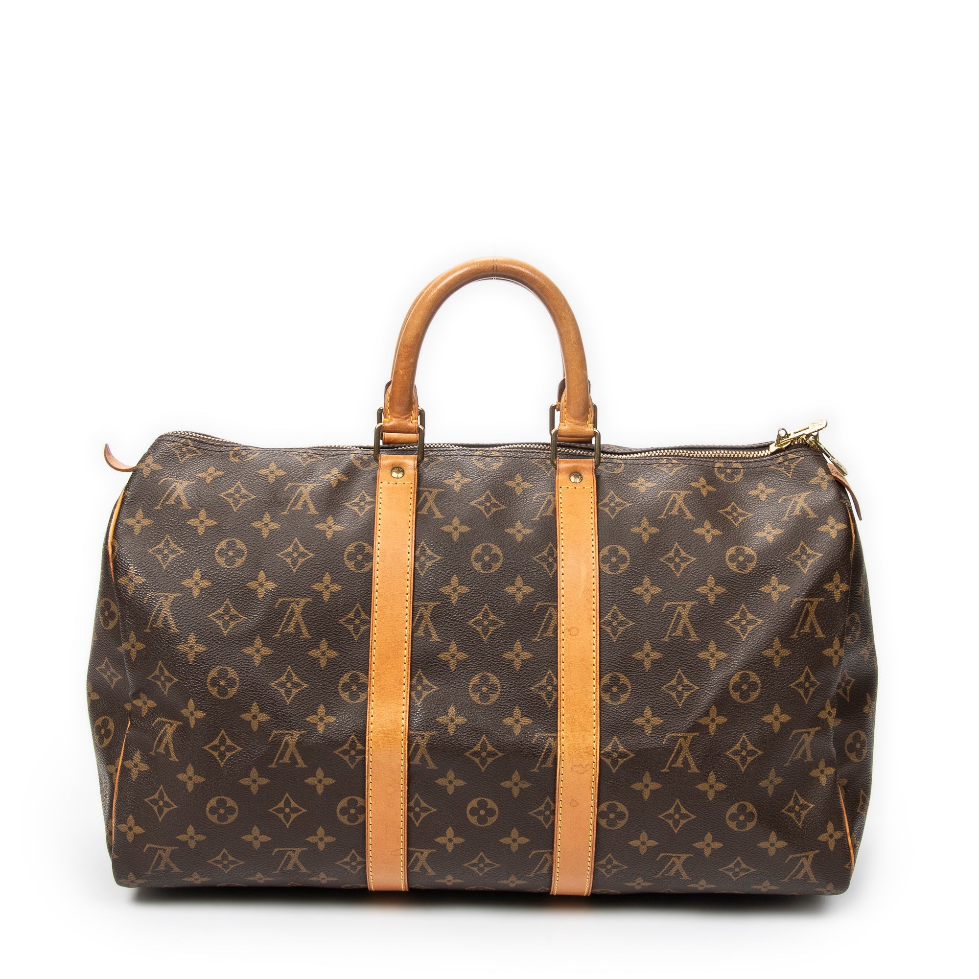 Travel Bag Keepall 45 Brown Monogram Canvas