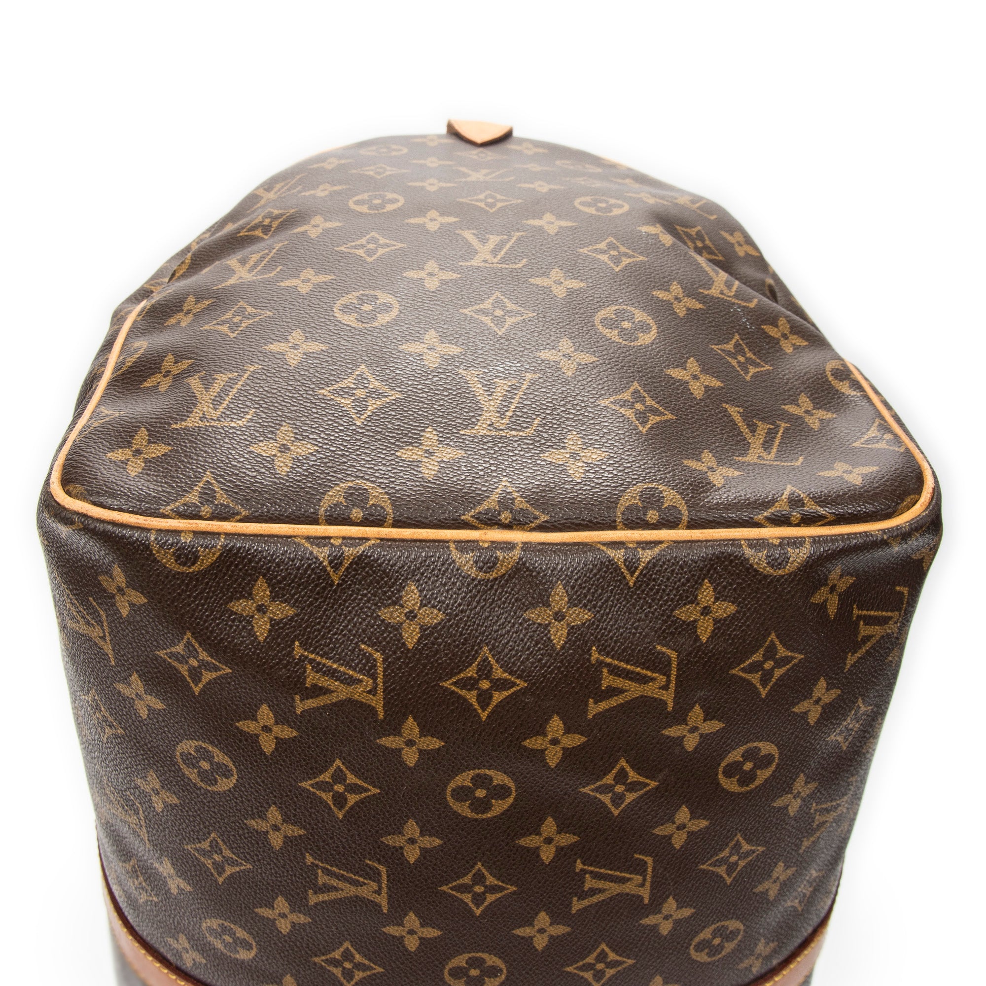 Travel Bag Keepall 55 Brown Monogram Canvas