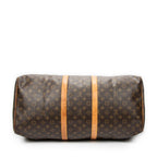 Travel Bag Keepall 55 Brown Monogram Canvas