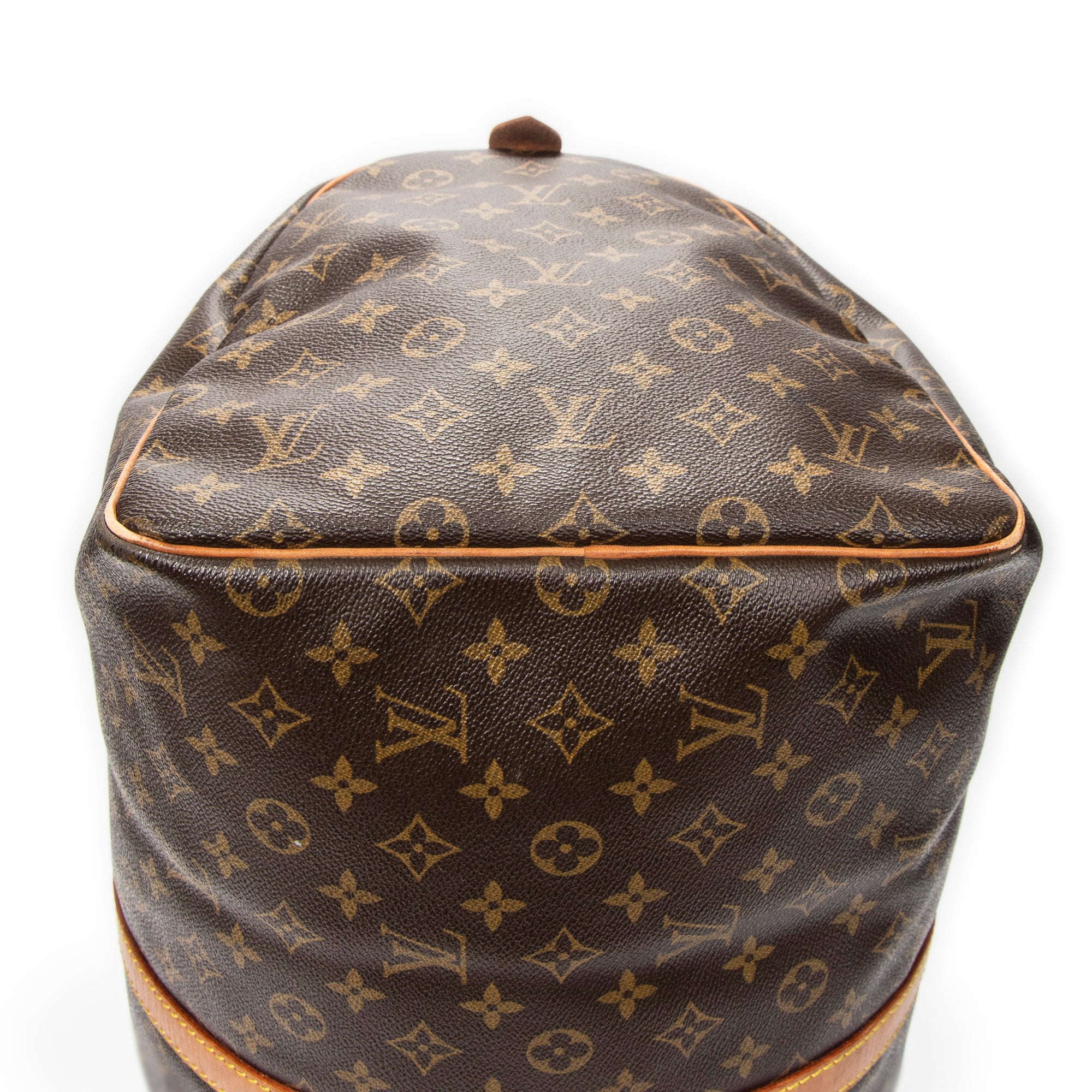 Travel Bag Keepall 55 Brown Monogram Canvas