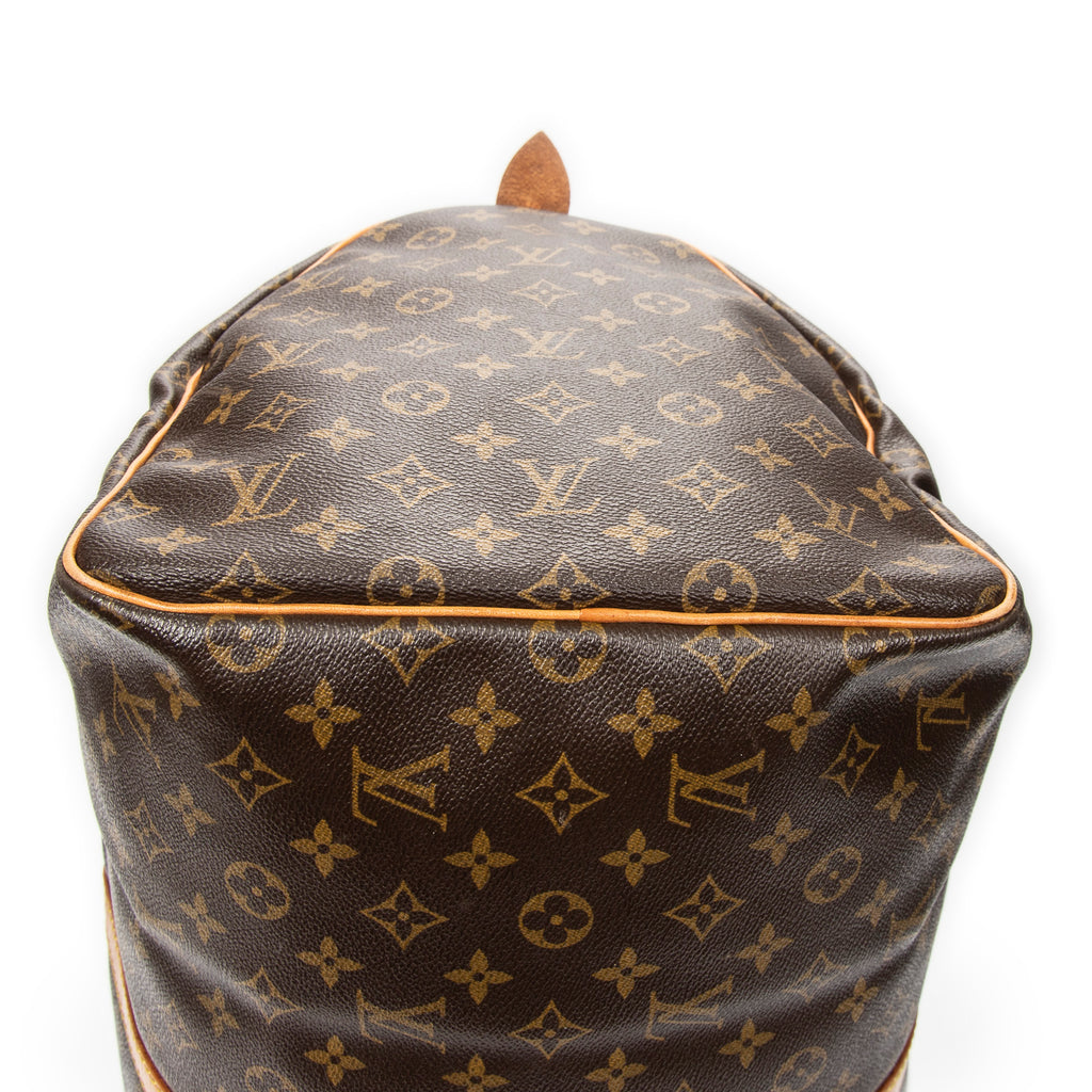 Travel Bag Keepall 55 Brown Monogram Canvas