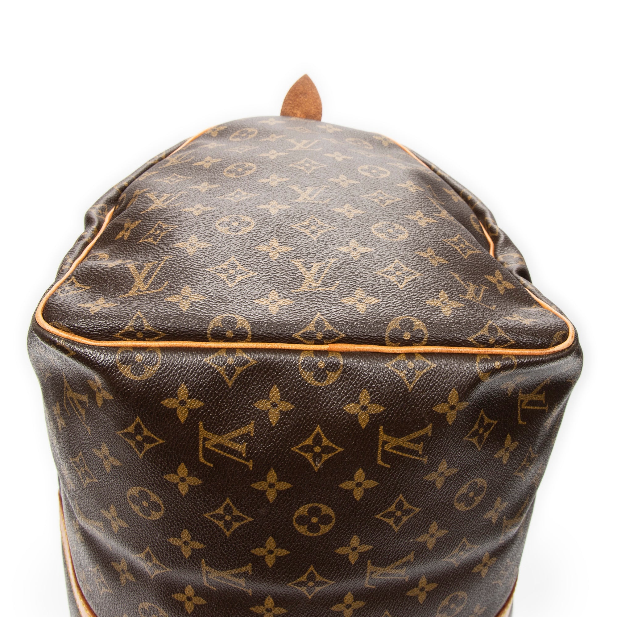 Travel Bag Keepall 55 Brown Monogram Canvas