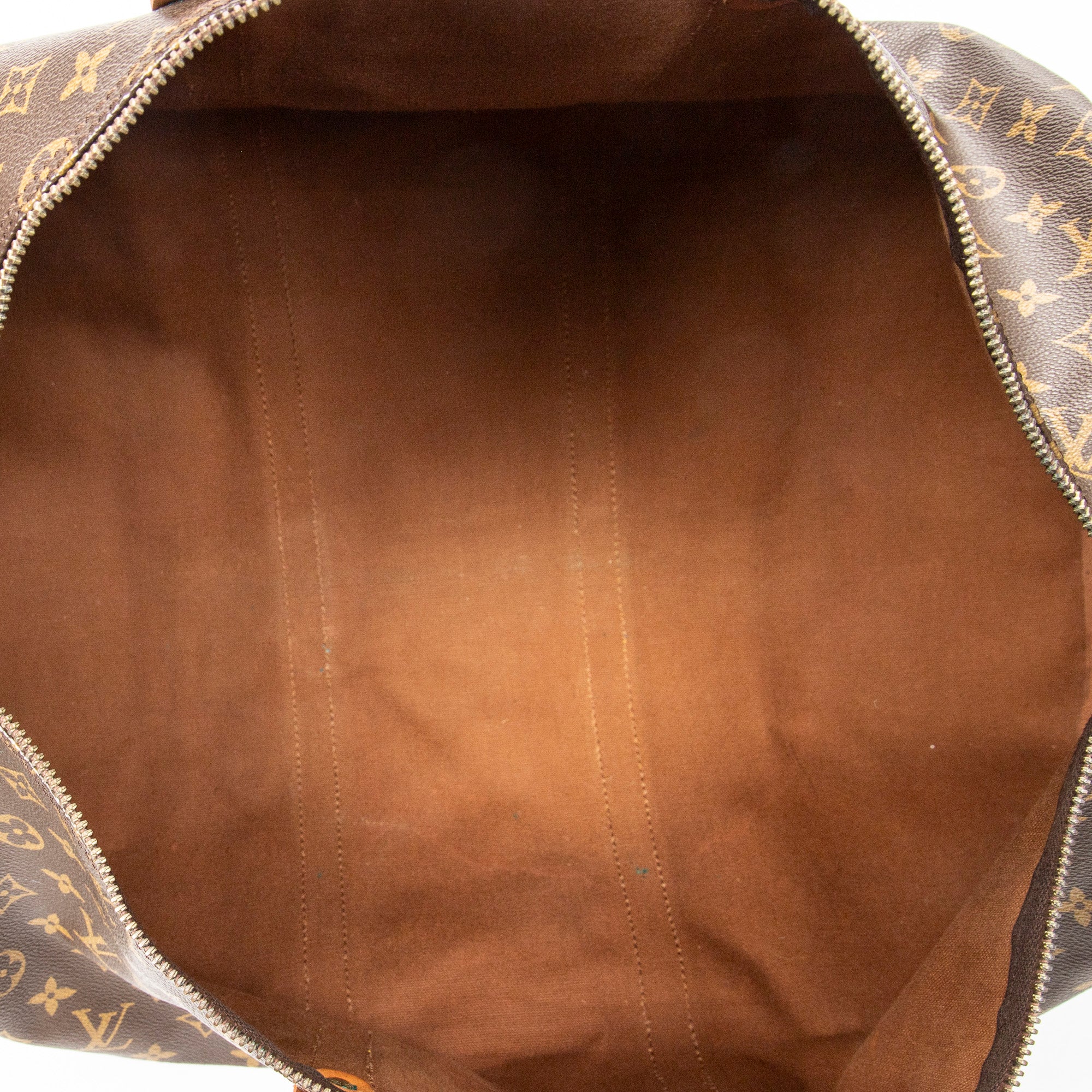 Travel Bag Keepall 55 Brown Monogram Canvas