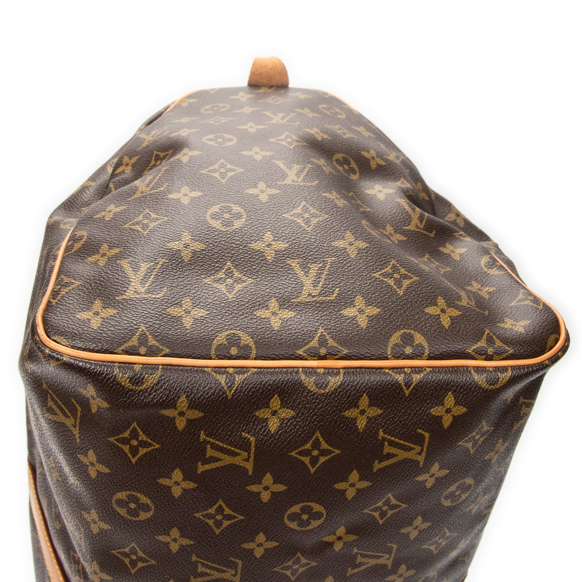 Travel Bag Keepall 55 Brown Monogram Canvas