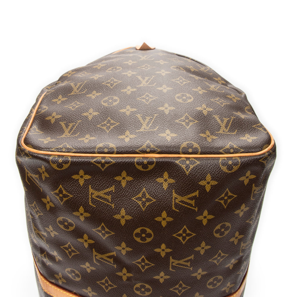 Travel Bag Keepall 55 Brown Monogram Canvas