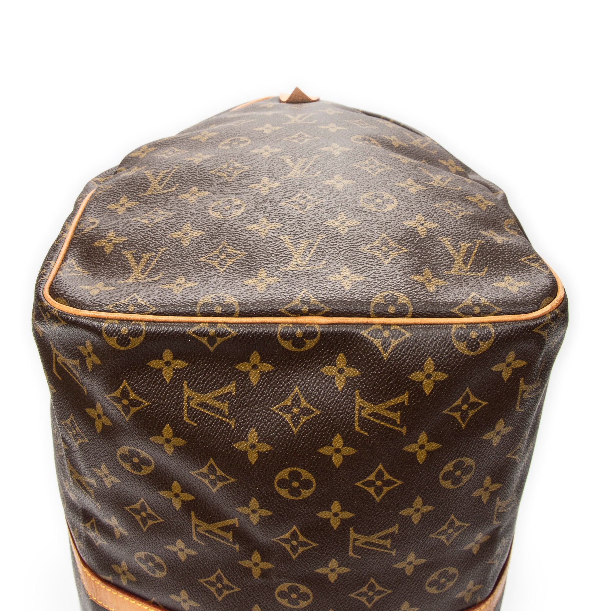 Travel Bag Keepall 55 Brown Monogram Canvas