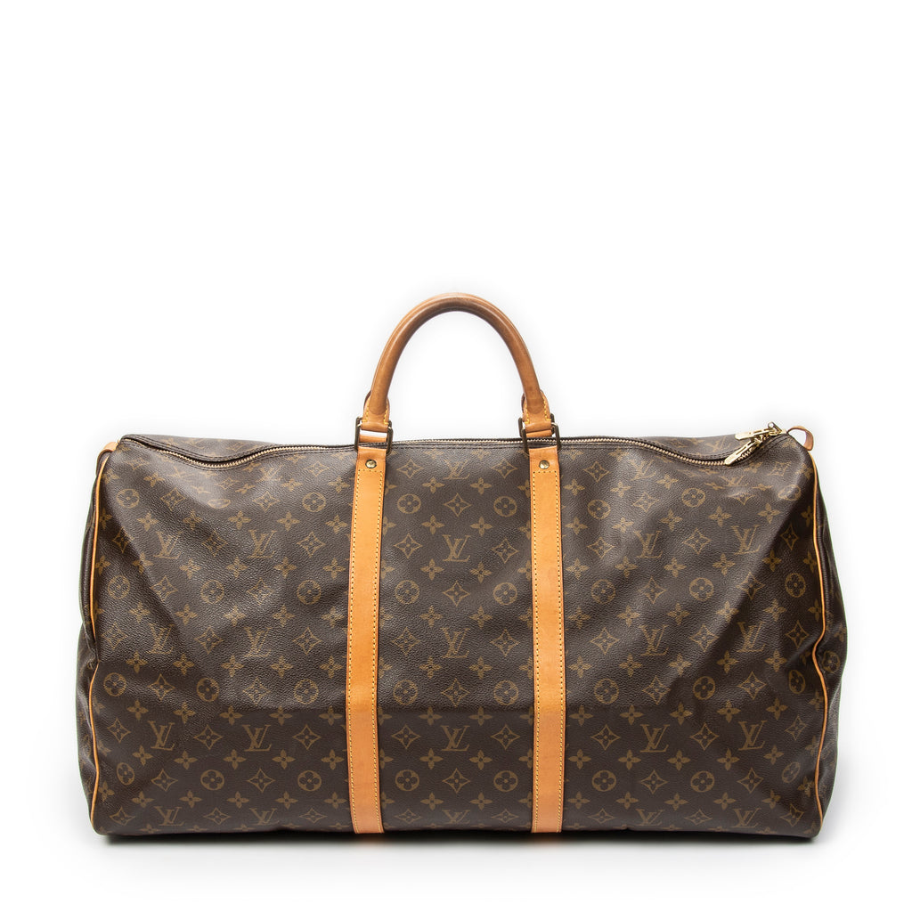 Travel Bag Keepall 60 Brown Monogram Canvas