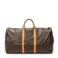 Travel Bag Keepall 60 Brown Monogram Canvas