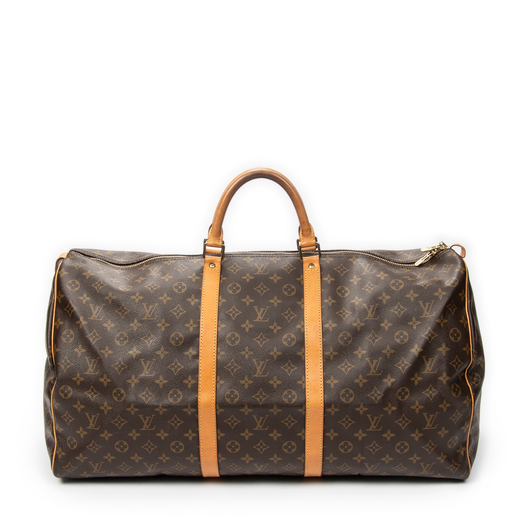 Travel Bag Keepall 60 Brown Monogram Canvas