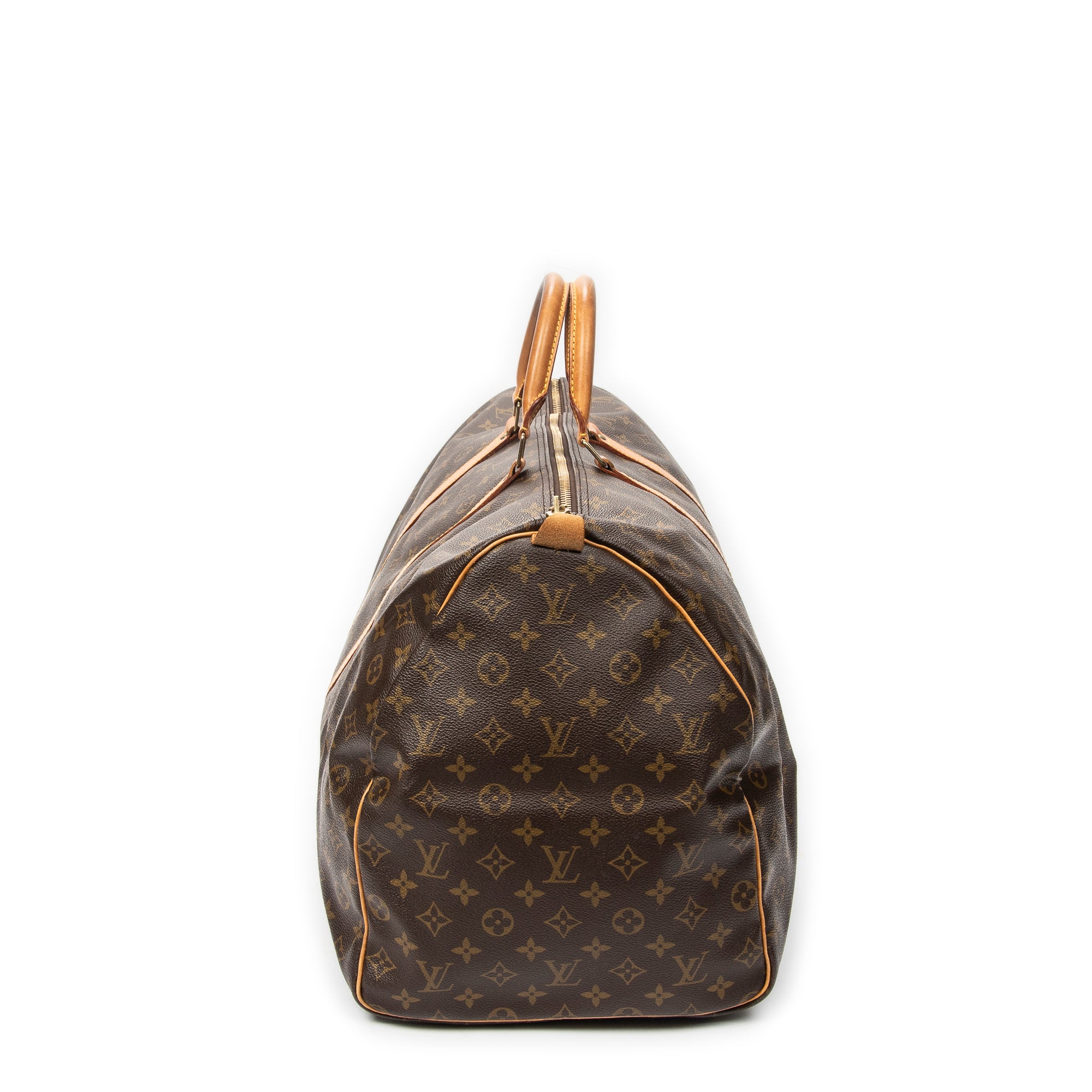 Travel Bag Keepall 60 Brown Monogram Canvas