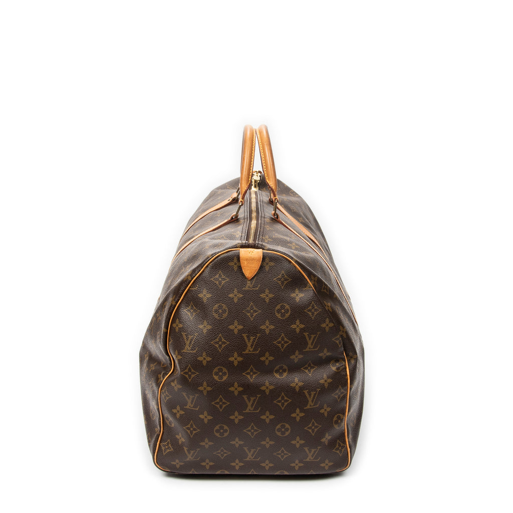 Travel Bag Keepall 60 Brown Monogram Canvas