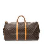 Travel Bag Keepall 60 Brown Monogram Canvas