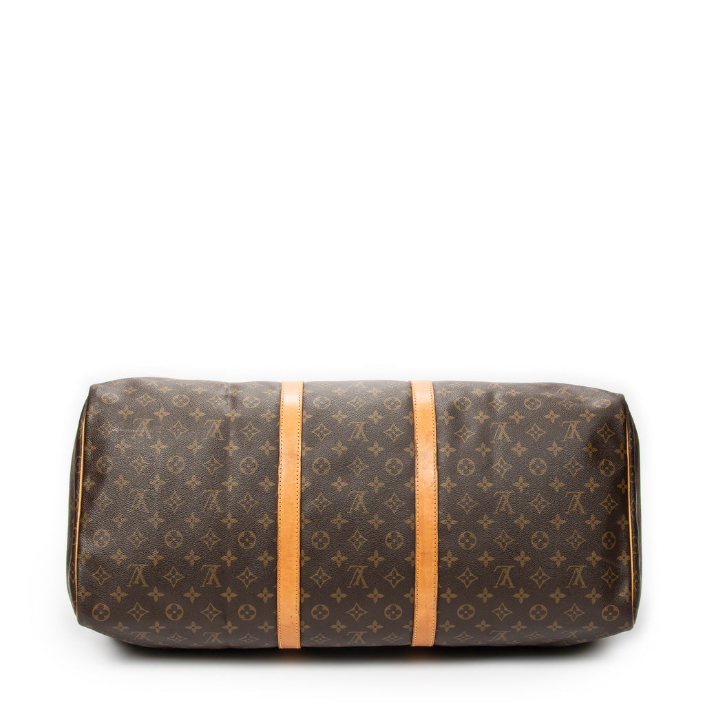 Travel Bag Keepall 60 Brown Monogram Canvas