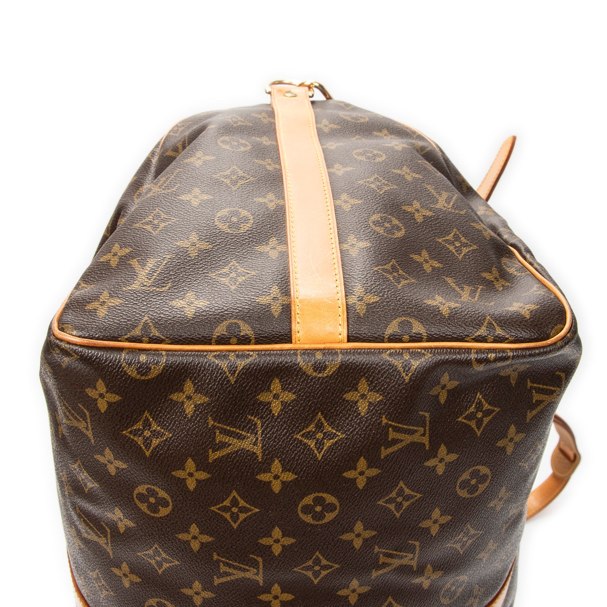 Travel Bag Keepall Bandouliere 55 Brown Monogram Canvas