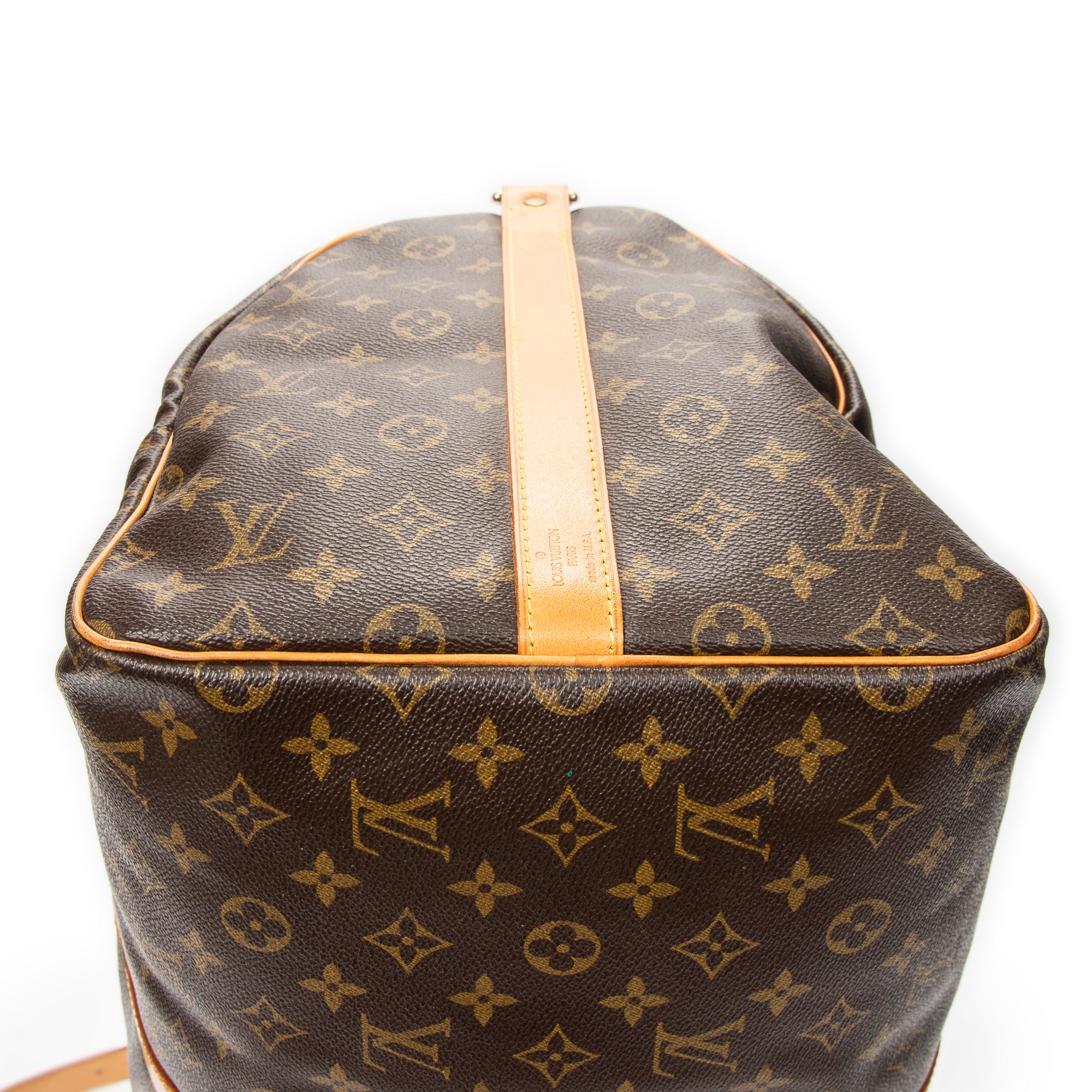 Travel Bag Keepall Bandouliere 55 Brown Monogram Canvas