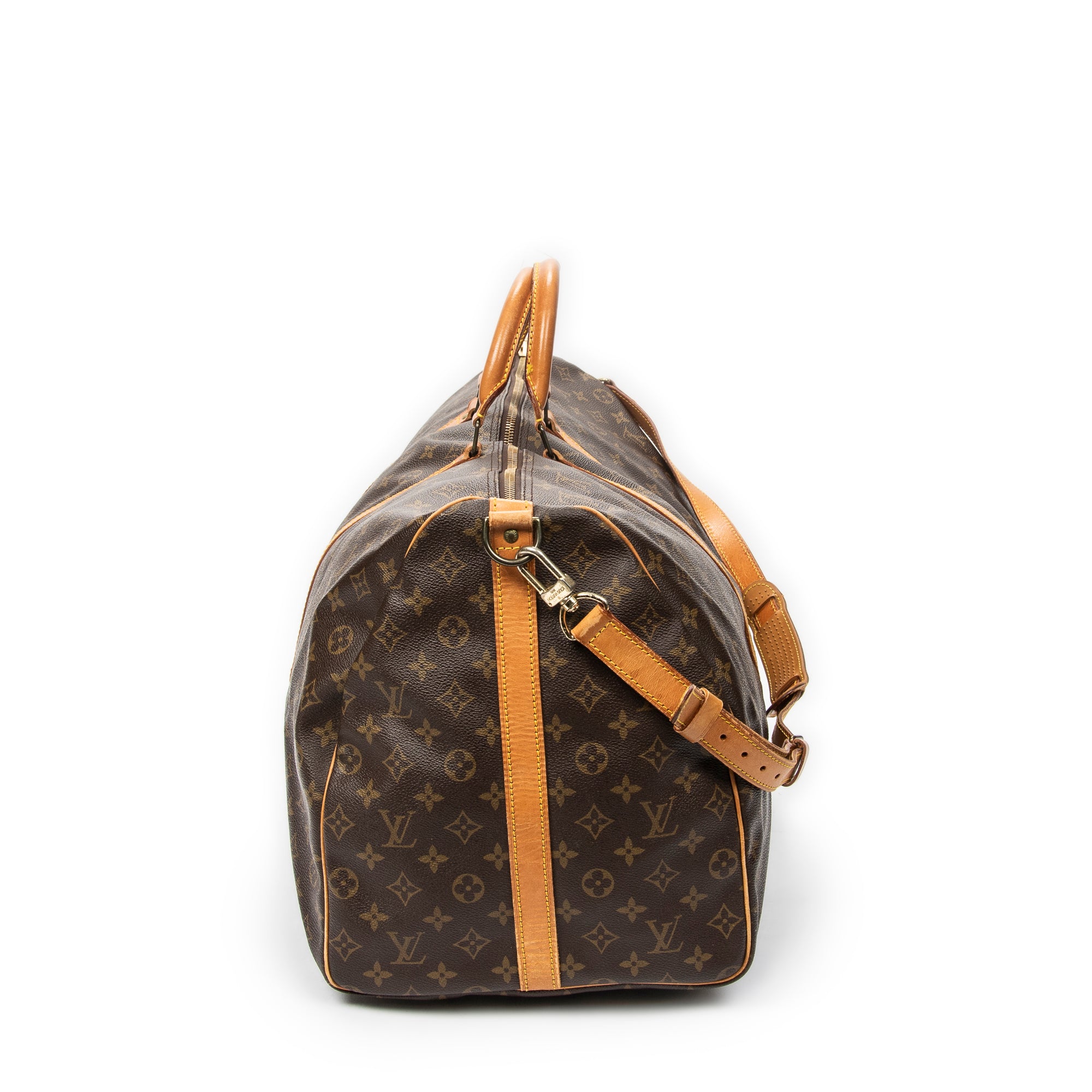 Travel Bag Keepall Bandouliere 60 Brown Monogram Canvas