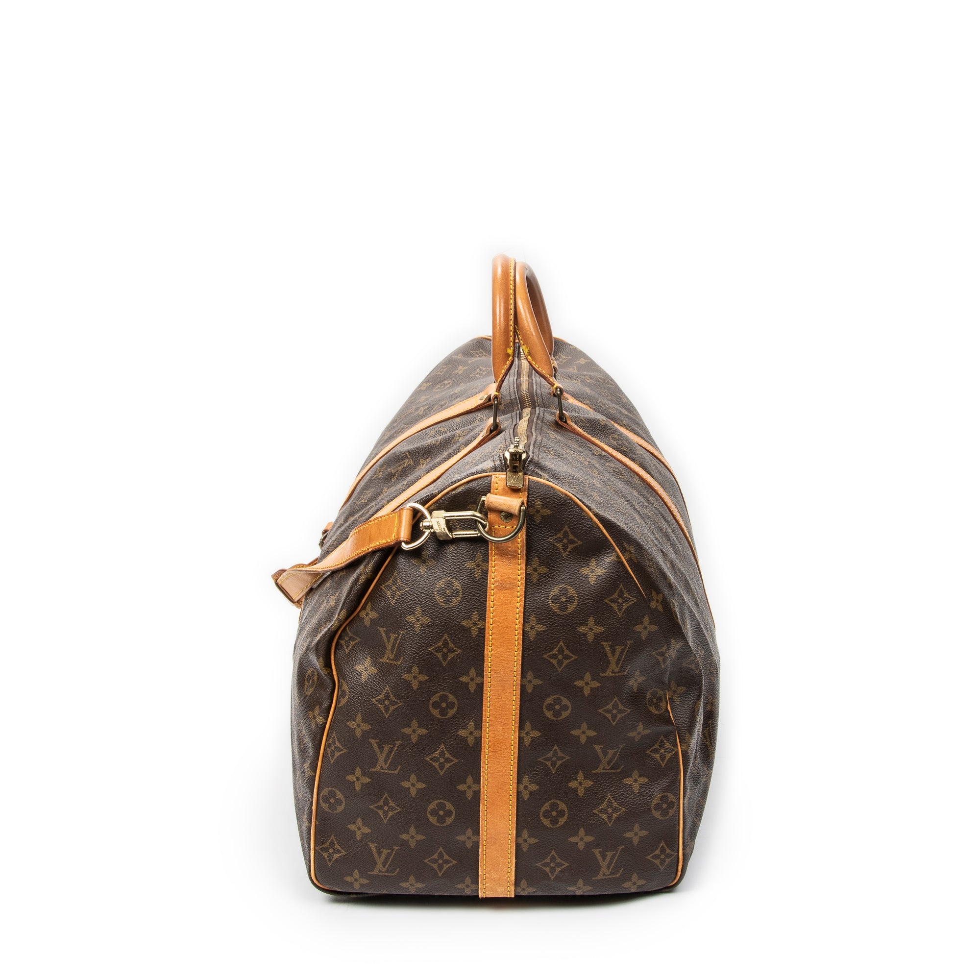 Travel Bag Keepall Bandouliere 60 Brown Monogram Canvas