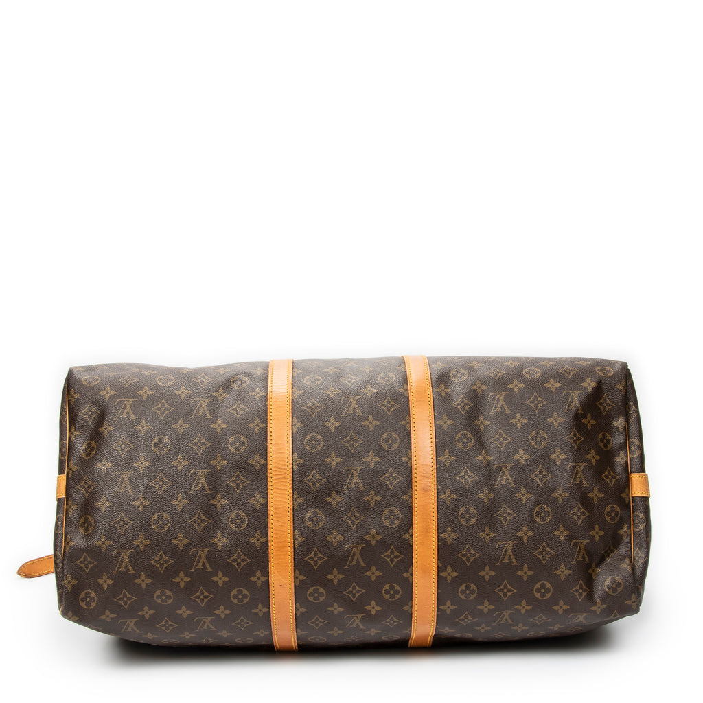Travel Bag Keepall Bandouliere 60 Brown Monogram Canvas
