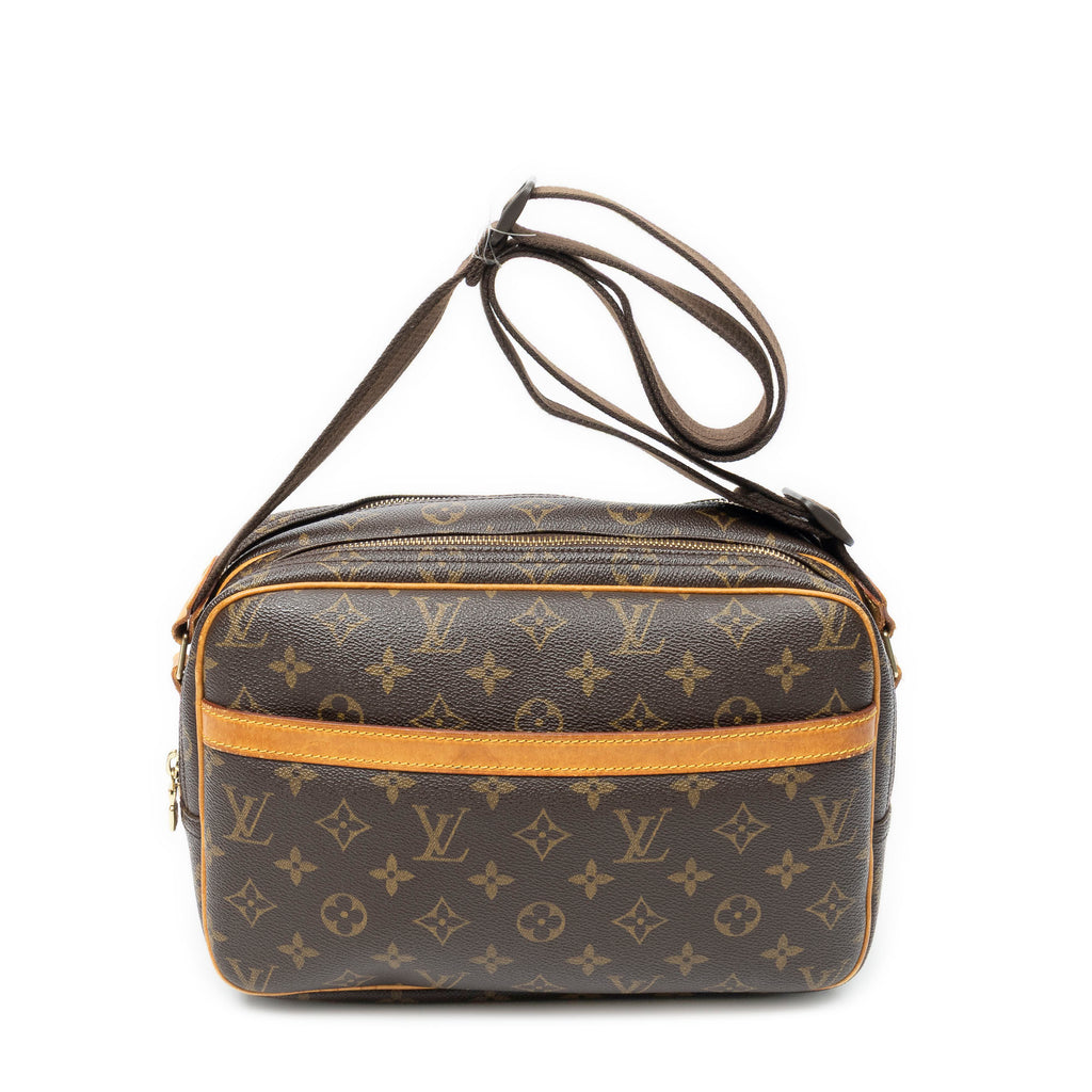 Shoulder Bag Reporter PM Brown Monogram Canvas