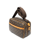 Shoulder Bag Reporter PM Brown Monogram Canvas