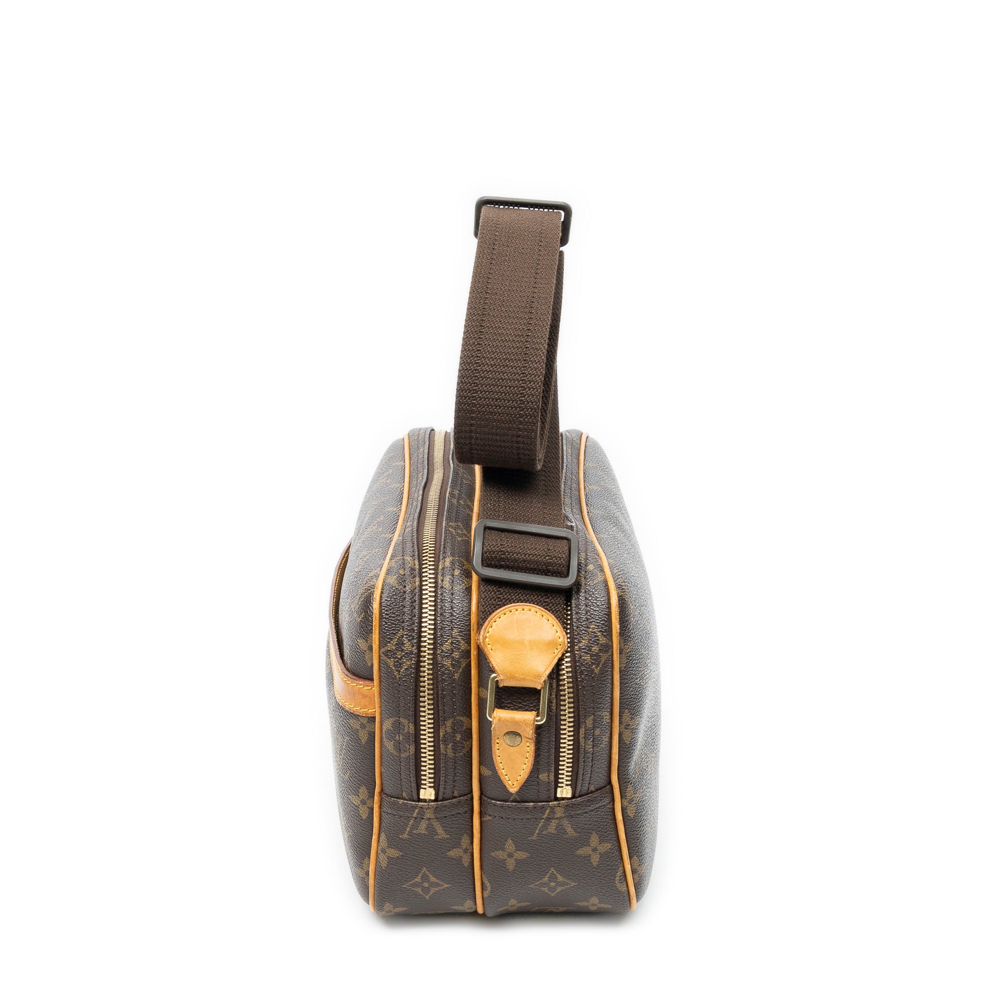 Shoulder Bag Reporter PM Brown Monogram Canvas