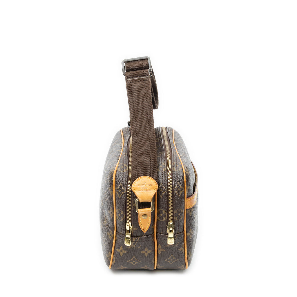 Shoulder Bag Reporter PM Brown Monogram Canvas